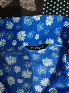 Zudio Floral Print Short Sleeve Shirt