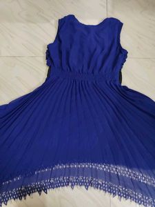 Royal Blue Ruffle Dress