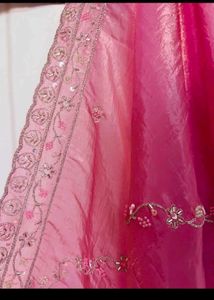 Elegant Yellow &amp; Pink Lehenga Choli