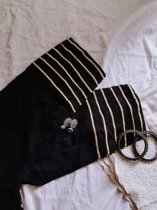 Black Full Length Kurta