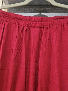 Maroon Palazzo sharara