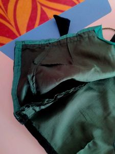Velvet Green Blouse