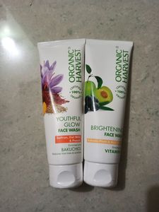 Organic Harvest Serum N Face wash Combo