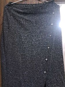Shimmery Wrap Skirt