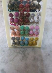 12 Colourful Jhumkas At A Low Price. 😍