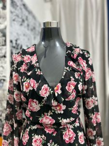 Floral Print Mini Dress