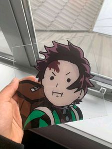 Tanjiro Glass Painting