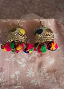 Pompom Earrings