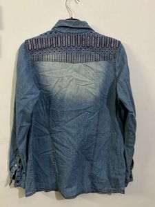 Boho Denim Shirt