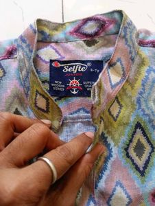 Patterned Men's Casual Shirt