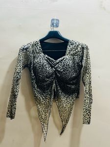 Printed Padded Stylish Top