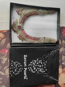 Antique Pearl And Stone Studded Jewellery Set