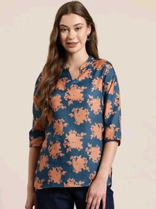Floral Print Women's Top