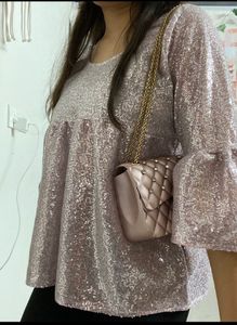 Shimmer Party Wear Top Size L
