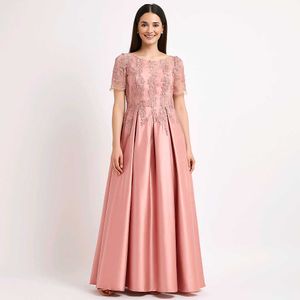 Elegant Pink Ethnic Gown