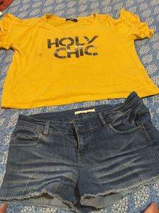Sexy Set Of Top And Shorts 🔥(price Drop )