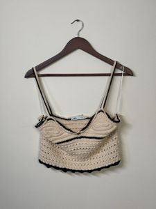 ZARA crocheted Bralette