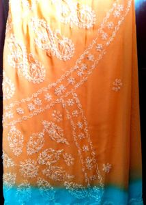 Embroidery Work Saree
