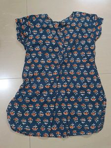 Floral Print Tunic Top