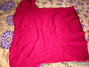 Burgundy Cold Shoulder Top