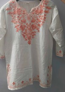 A White Short Kurti