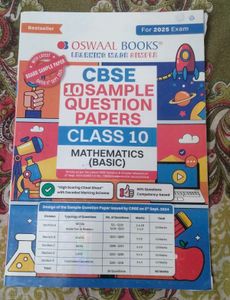 OSWAAL Basic Math SampleYearQuestion Paper Class10