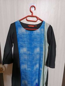 Abstract Print Tunic Dress