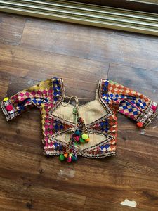 Colorful Ethnic Saree, Blouse &amp; Petticoat Set