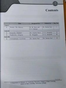 BA (Hons) English Books , Set Of 3 ( Sem 1 )