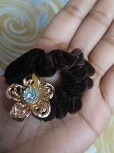 Floral Hair Scrunchies - Set of 8