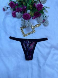Floral Thong