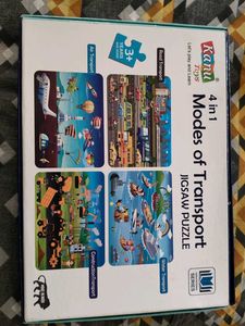 4in 1 Transport Modes Jigsaw Puzzle(No Return)