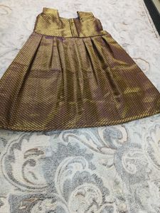 New Stiched Brocade Frock