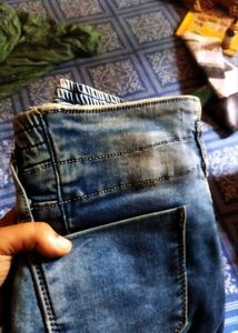 Light Wash Denim Joggers