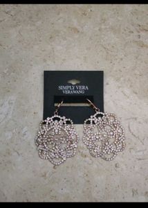 Simply Vera Wang Crystal Earrings