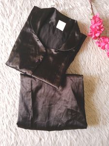 Skkinvalue Black Nightsuit (Women)