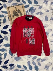 ❤️🌹Beautiful Red Explorer Print Sweatshirt