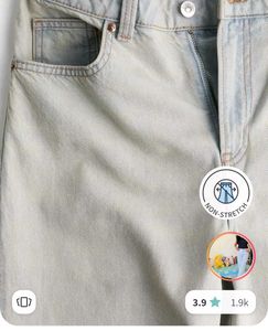 Wide Leg Denim Jeans