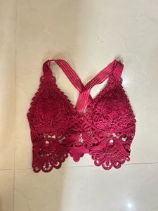 Beautiful Red Bralette Top