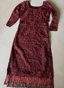 Elegant Maroon Kurta