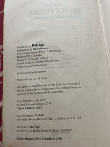 Studies In Selected Poems