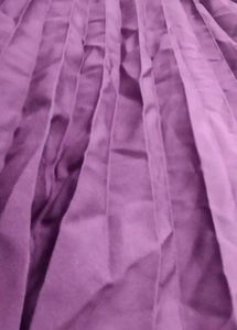 Purple Pleated Skirt