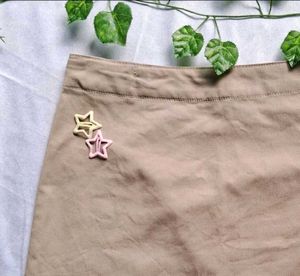 Y2k Beige Skirt