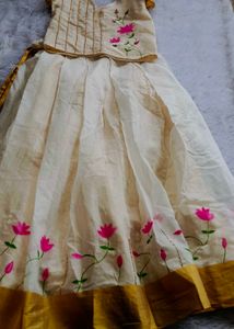 Hand-Painted Kerala Style Lehenga