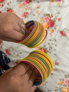 Multi-color Glass Bangles(kaanch Ki Churhi)