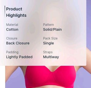Dark pink Bra for women