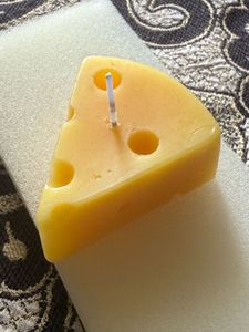 Cheese Slice Candle