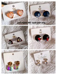 Enamel Earrings