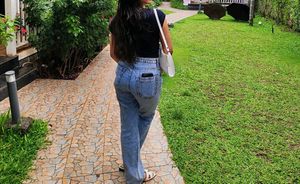 Light Wash Flare Jeans