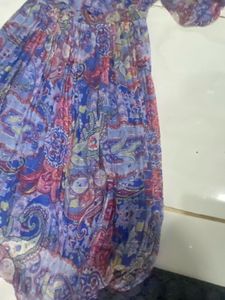 Paisley Print Maxi Dress
